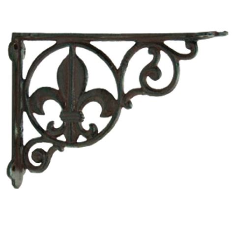 fleur de lis metal brackets|Fluer de Lis Corner Bracket .